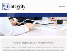Tablet Screenshot of itintegrity.com.au